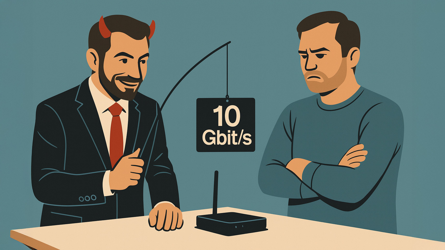 10 Gbit/s: Das Märchen vom ultraschnellen Internet