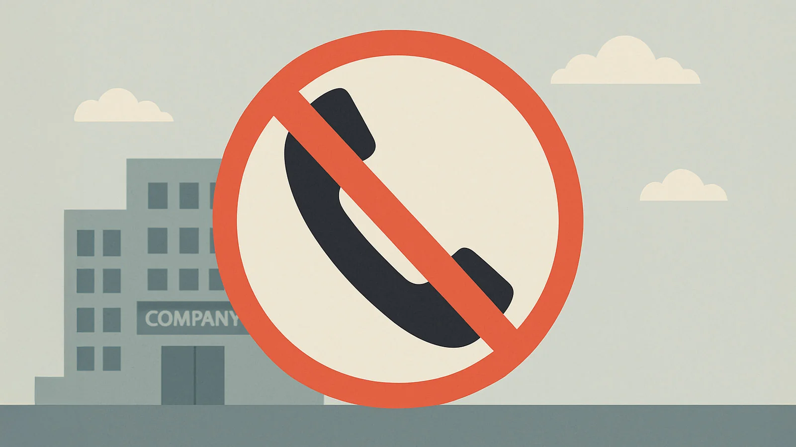 Illustration zu schriftlicher Kommunikation ohne Telefon